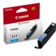 TINTA Canon CLI-551c ~304str. Cyan Original