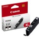 TINTA Canon CLI-551bk XL ~810foto Black Original