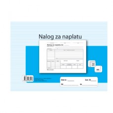 BLOK nalog za naplatu A5 100L ncr