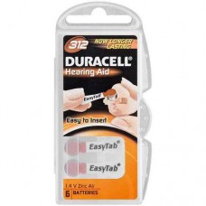 BATERIJA Duracell Zinc Air *312 za slušne aparate, pk6