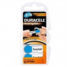 BATERIJA Duracell Zinc Air *675 za slušne aparate, pk6