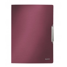 Fascikl klapa s gumicom A4 Leitz WOW 39770028 bordo