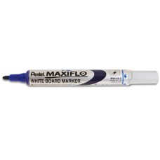 Marker za bijelu ploču Pentel Maxiflo MWL5M-C plavi okrugli vrh
