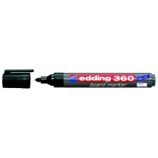 Marker za bijelu ploču 1.5-3.0mm Edding 360, crni okrugli vrh